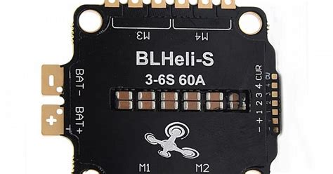 60A BLHELI_S 4IN1 3-6S Brushless ESC