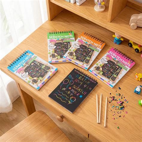 Rainbow scratch art paper book - factorybuy – MaxSmile