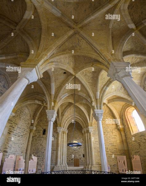 Upper floor Romanesque double chapel (Kaple sv. Erharda a Ur?uly), Cheb ...