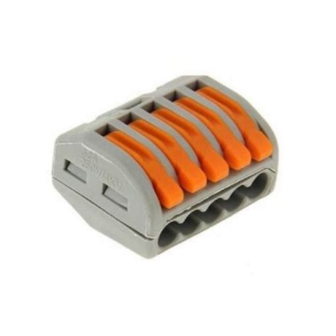 PCT-215 0.08-2.5mm 5 Pole Wire Connector Terminal Block with Spring ...