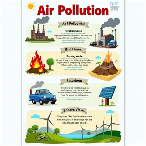 air pollution causes and solutions Prompts | Stable Diffusion Online