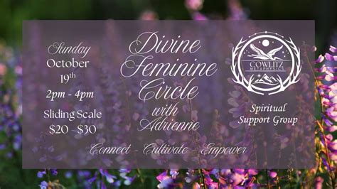 Divine Feminine Circle, Cowlitz Metaphysics, Longview, 19 October 2025 ...
