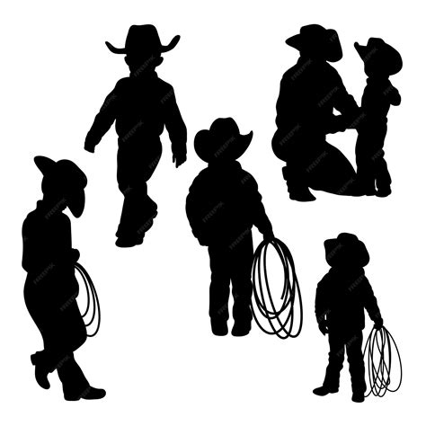 Little Cowboy Silhouette