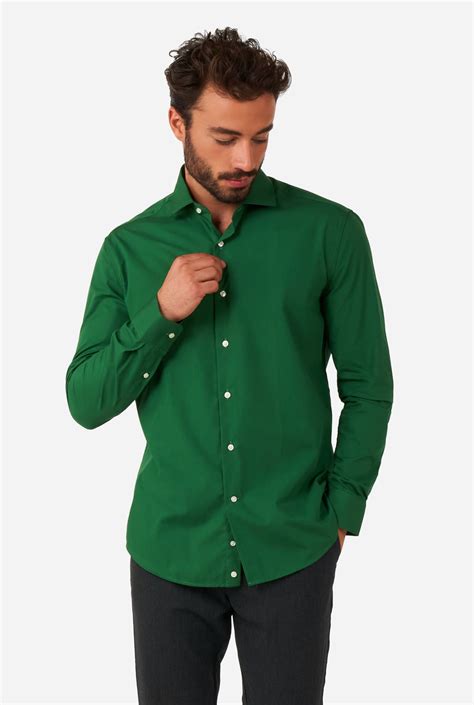 Glorious Green Men's Shirt - OppoSuits