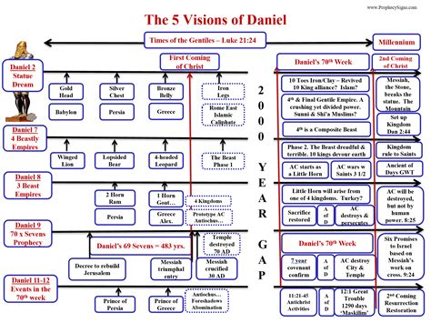Five Visions of Daniel | Revelation bible study, Revelation bible ...