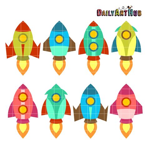 Clipart Rocket Ship