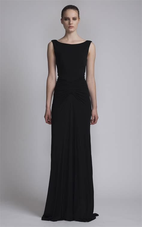Black Midi Dress With Boat Neck at Noah Bugnion blog