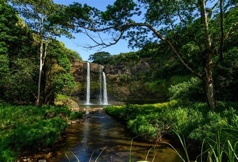 Wailua Falls, Kauai Hawaii [OC] 2048X1402 : r/EarthPorn