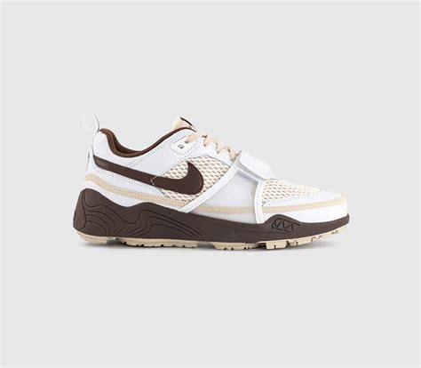 Nike Travis Scott x Nike Zoom Field Jaxx Trainers White Lt Chocolate White - Unisex Sports