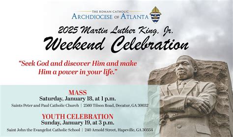 2025 Dr. Martin Luther King Jr. Weekend Celebration, Decatur Atlanta ...