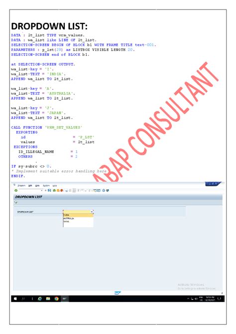 Droupdown - FCGDFGHJMK,.CGFDNFXJN - DROPDOWN LIST: DATA : lt_list TYPE ...