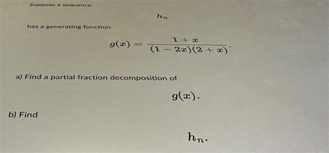 Image result for Generating Function 1 X