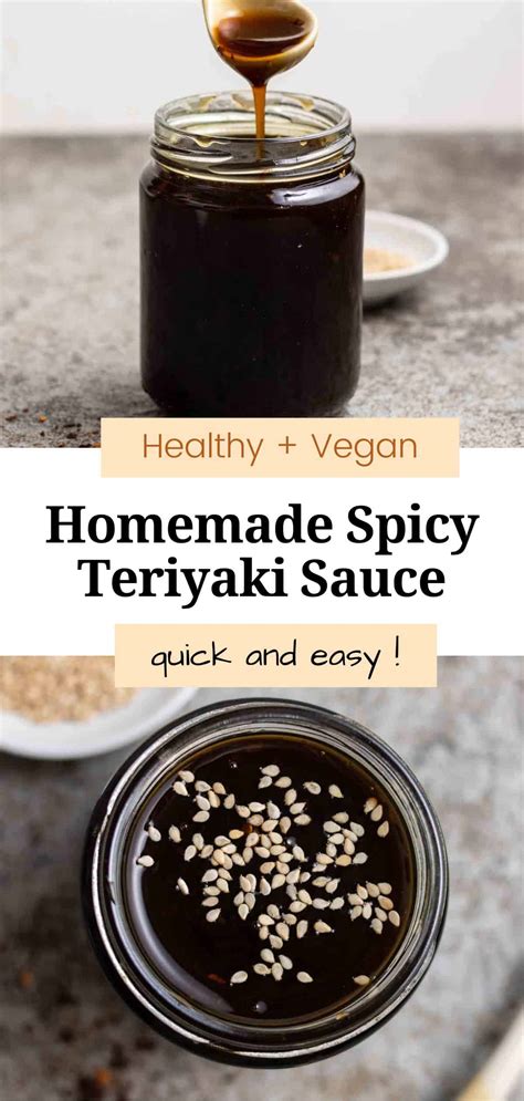 Spicy Teriyaki Sauce – My Plantiful Cooking