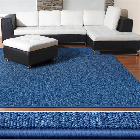 Tapis sur mesure, personnalisée pour tous vos espaces, Bleu foncé 80 x ...