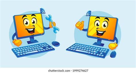 Image result for Desktop Computer Cartoon