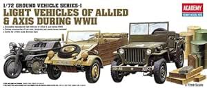 Academy Light Vehicles of Allied And Axis During WWII Model Kit ...