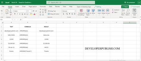 Image result for Excel Use Proper Function