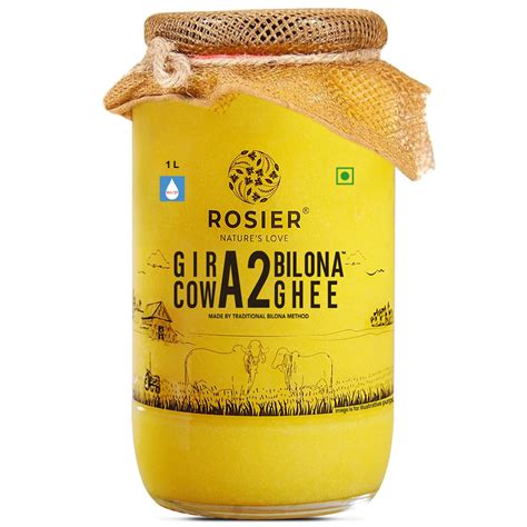 Buy A2 Gir Cow Desi Ghee – 100% Grass-Fed Bilona Method – Rich in ...
