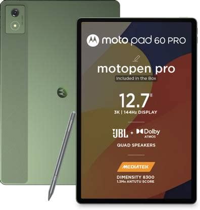 MOTOROLA Pad 60 Pro 12 GB RAM 256 GB ROM 12.7 inch with Wi-Fi Only ...