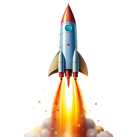 Rocket Launch Clipart Blast Off To Success, Cartoon Rocketlaunch ...