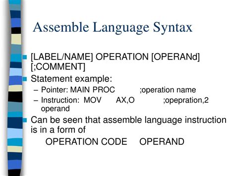 Assembly Language Syntax Examples 的图像结果