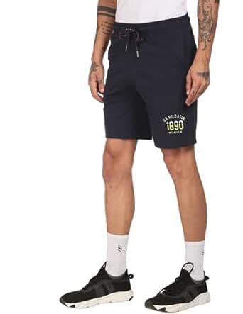 Buy U.S. POLO ASSN. Men Navy I670 Comfort Fit Solid Cotton Polyester ...