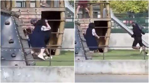 On camera, France knife attacker strolls in park after stabbing toddler ...