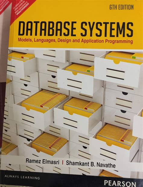 Buy Database System [Paperback] Ramez Elmsari and Shamkant B. Navathe ...
