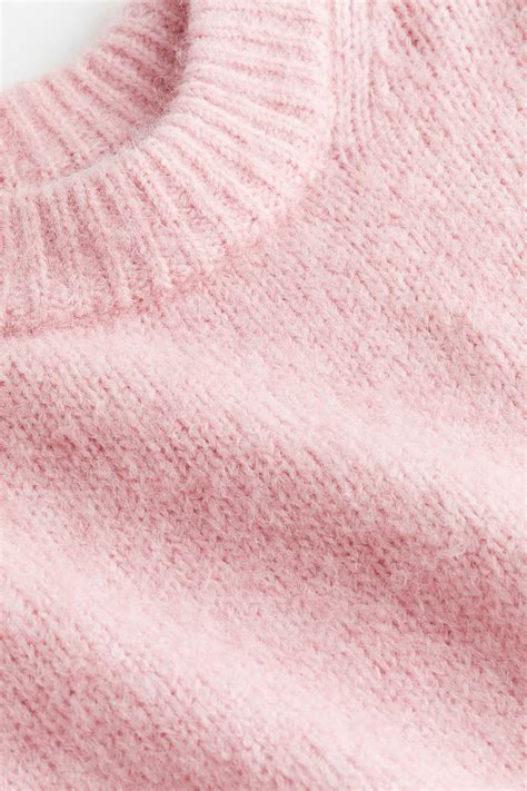 Short Sweater - Light pink - Ladies | H&M US