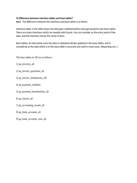System Interface Table Example 的图像结果
