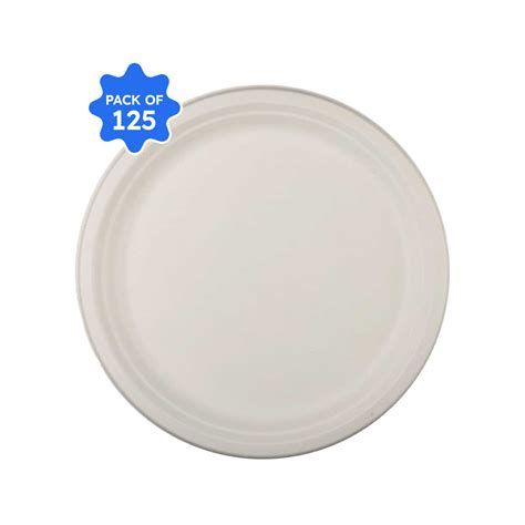 Fomex 12 Inch Round Bagasse Plate Pack of 125 Wholesalers with best ...