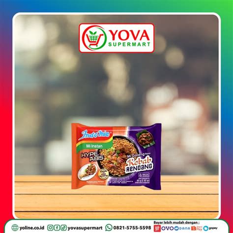 Jual Indomie Goreng Kebab Rendang 91Gr - Kota Balikpapan - YOVA ...