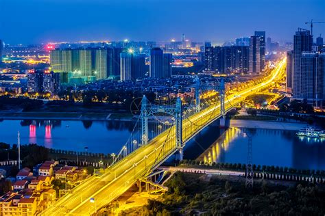 武汉城市夜景古田桥高清图片下载-正版图片500646844-摄图网