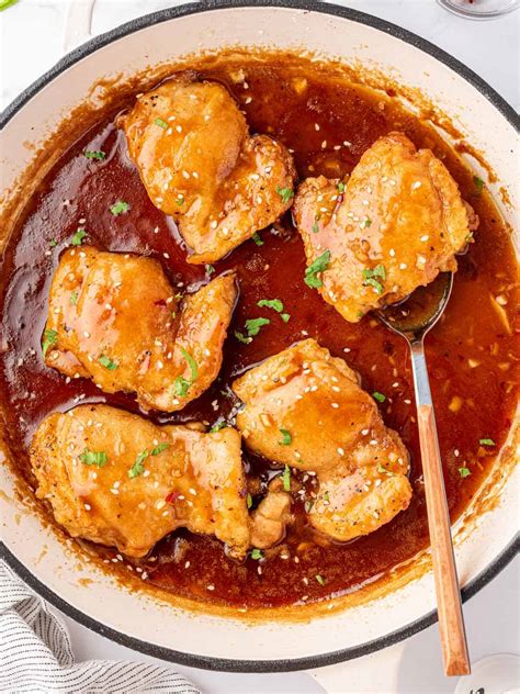 Chinese Honey Garlic Chicken – Cookin' with Mima