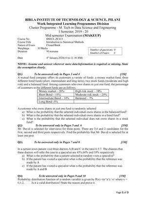 Estimated Mean Mode Median solved example - Statistical Inference ...