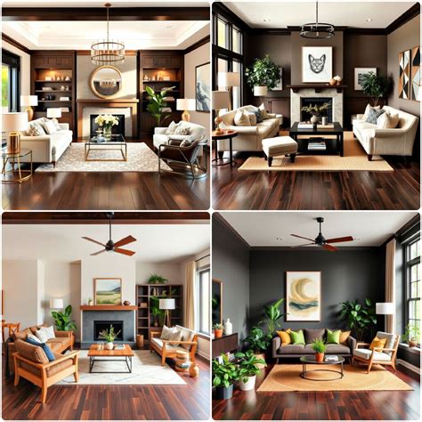25 Dark Brown Floor Living Room Ideas To Consider