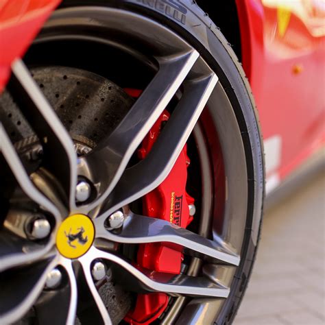 Download wallpaper 1280x1280 ferrari, tire, wheel, logo ipad, ipad 2 ...