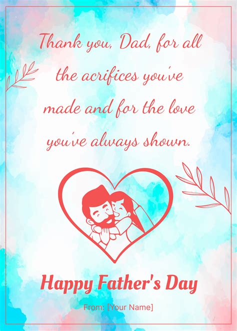 Free Father's Day 2025 Templates to Edit Online