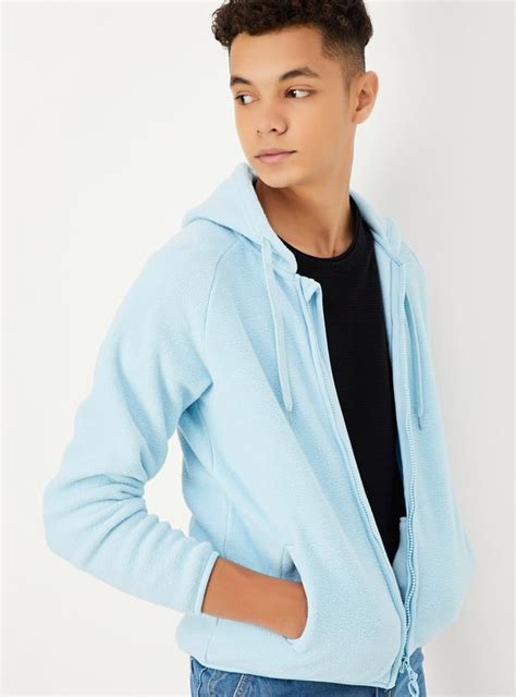 Buy Boys Fleece Hooded Lightweight Jacket Online at just Rs. 799.0 ...