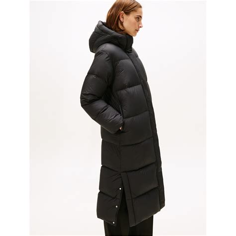 Tommy Hilfiger | Women's Down Long Puffer Jacket | Women | Black | Flannels