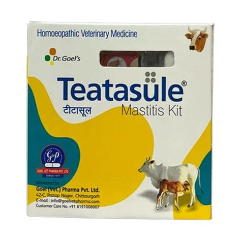 Teatasule Mastitis Kit | Homeopathic Relief for Mastitis – Goel Vet Pharma