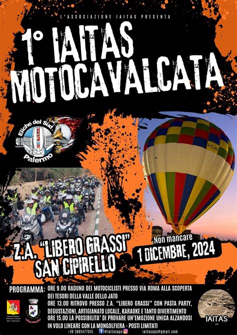 "I° IATAS MOTOCAVALCATA" Alla scoperta dei tesori della valle Jato ...