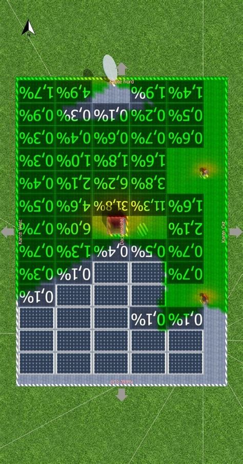 Planung 08XXX Ost 5 Grad Pultdach Bitumeneindeckung PV Anlage ...