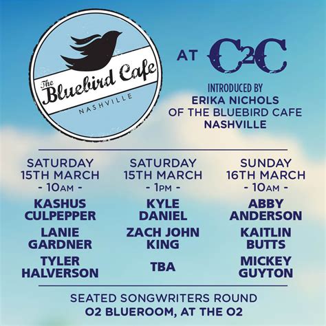 The Bluebird Cafe – O2 Blueroom | Country 2 Country