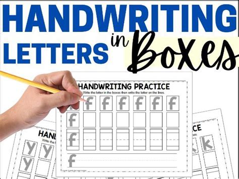 Image result for Box Writing Alphabet