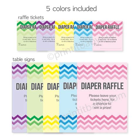 10+ Diaper Raffle Wording Ideas (Diaper Raffle Tickets Too) | Diaper ...