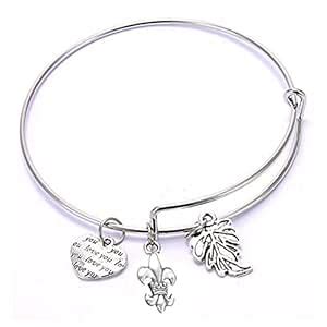 Mahi Rhodium Plated Lovely Charms Bracelet for Girls and Women ...