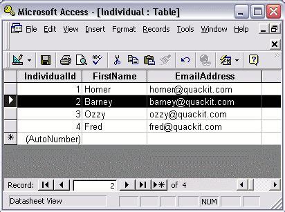 Computer Database Table 的图像结果