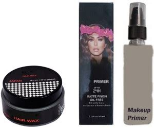 Limandro Makeup Primer and Hair Wax Combo Pack of 2 Price in India ...