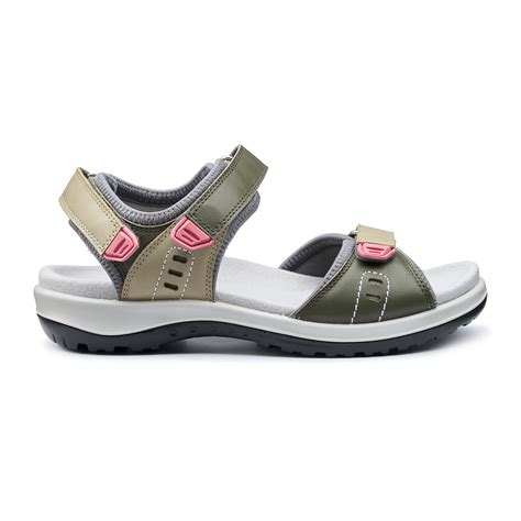 Khaki / Moss | Women’s Walking Sandals | Walk II Sandals | Hotter UK